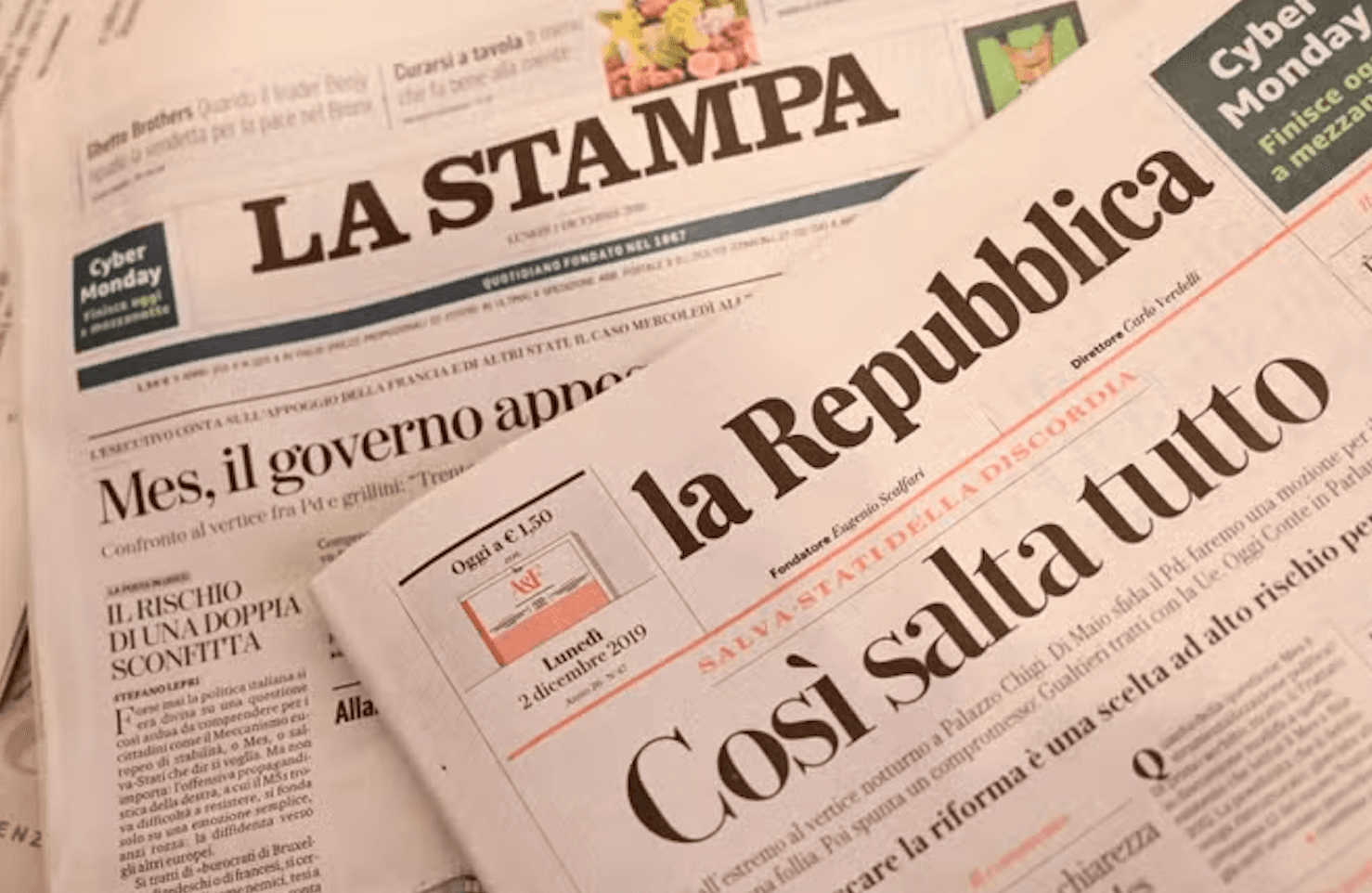 La Reppublica : stampa libera ?